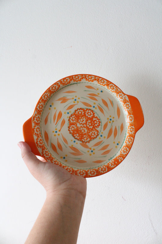 Temptations By Tara Old World Orange 8.5" Lid-It Trivet