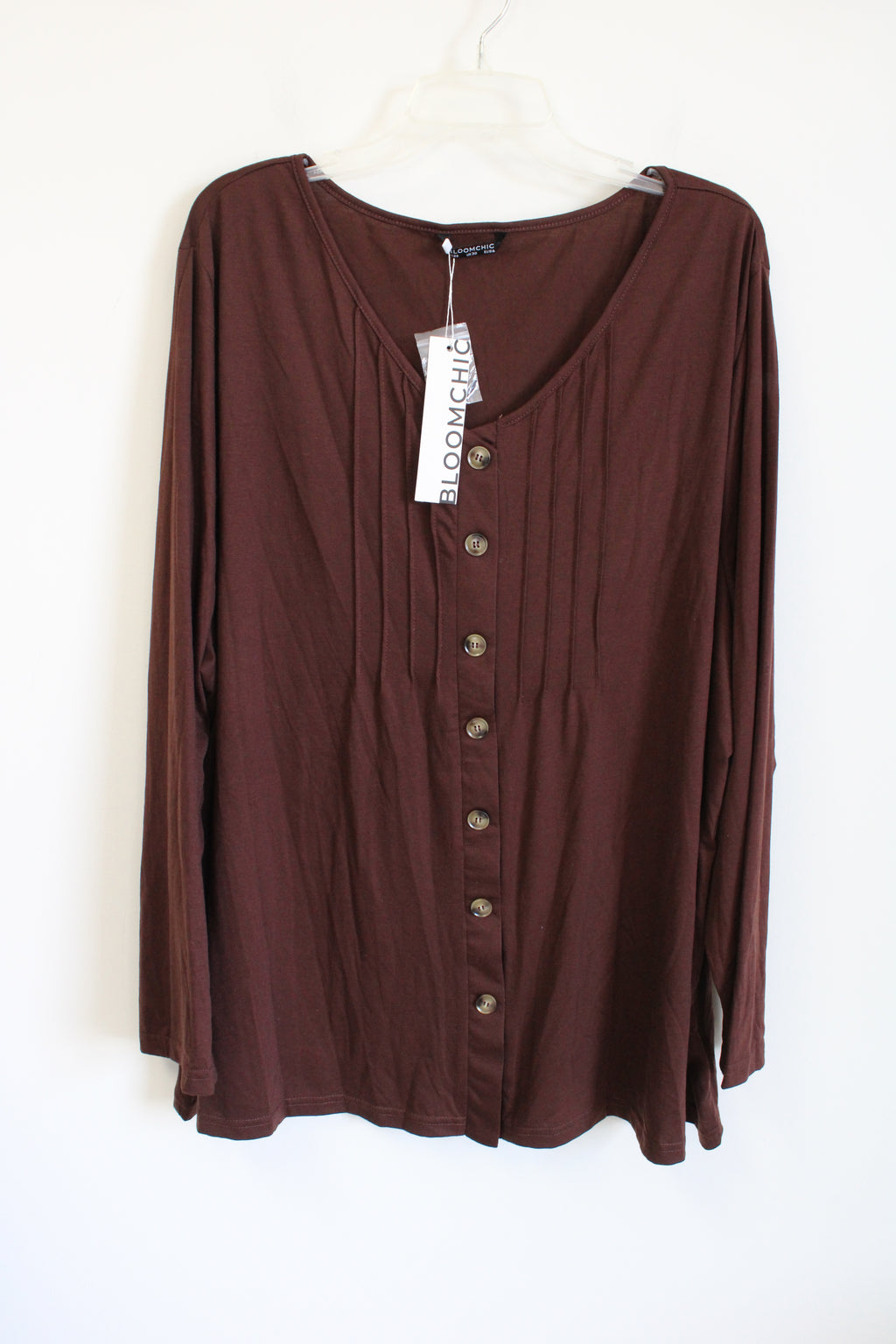 NEW Bloomchic Brown Rust Long Sleeved Shirt | 26