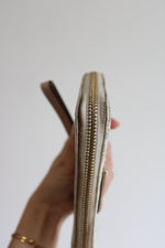 Michael Kors White Monogram Wristlet Wallet