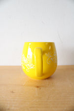 Temptations By Tara Floral Lace Yellow 14oz Mug