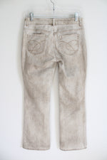 Chico's Platinum Tan Denim Jeans | 0 (S/4)