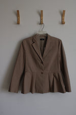 NEW Theory Tan Blazer Lined | L