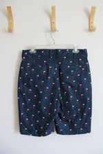 Walter Hagen Navy American Flag Golf Shorts | 32