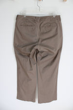 Dockers Mid Rise Curvy Brown Pants | 12 Short