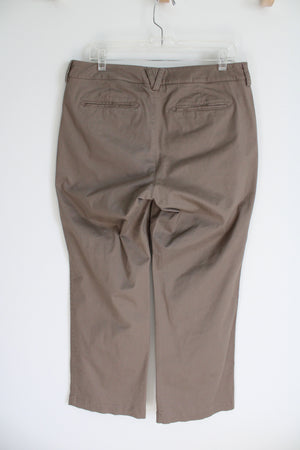 Dockers Mid Rise Curvy Brown Pants | 12 Short