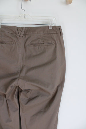 Dockers Mid Rise Curvy Brown Pants | 12 Short