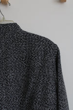NEW Liz Claiborne Black & White Tweed Jacket | 1X