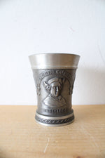 Weber Zinn Christopher Columbus Karl Der Grobe Friedrich Von Schiller Portrait Pewter Cup