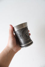 Weber Zinn Christopher Columbus Karl Der Grobe Friedrich Von Schiller Portrait Pewter Cup