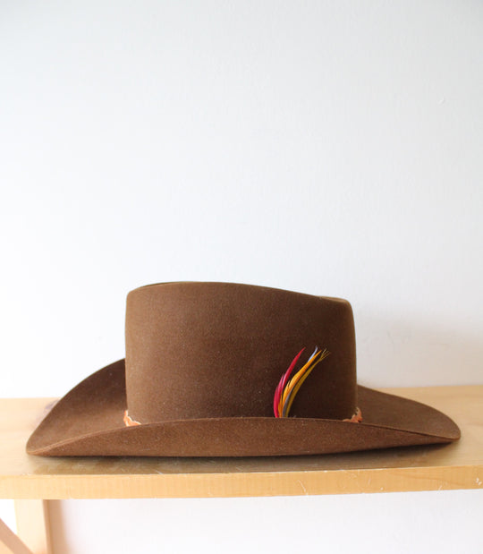 Stetson 3X Beaver Sheplers Duke Bullion Felt Hat