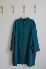 NEW J. Jill Teal Lined Coat | 4XL