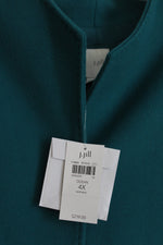 NEW J. Jill Teal Lined Coat | 4XL