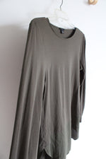 Ann Taylor Olive Green Long Sleeved Top | M