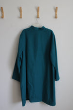NEW J. Jill Teal Lined Coat | 4XL