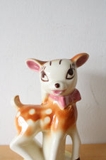 Vintage Ceramic Deer Lampstand
