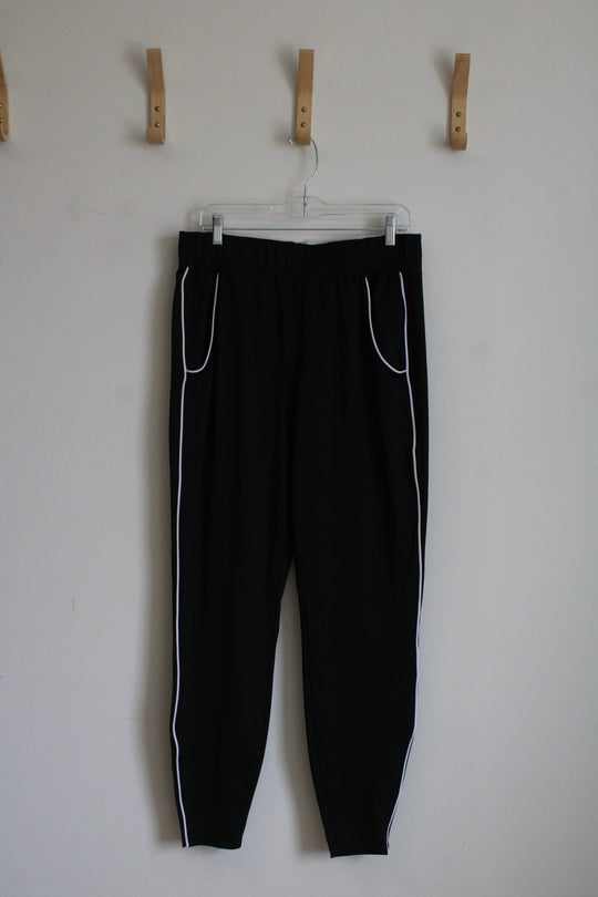 Gymshark Recess Black High Rise Joggers | XL