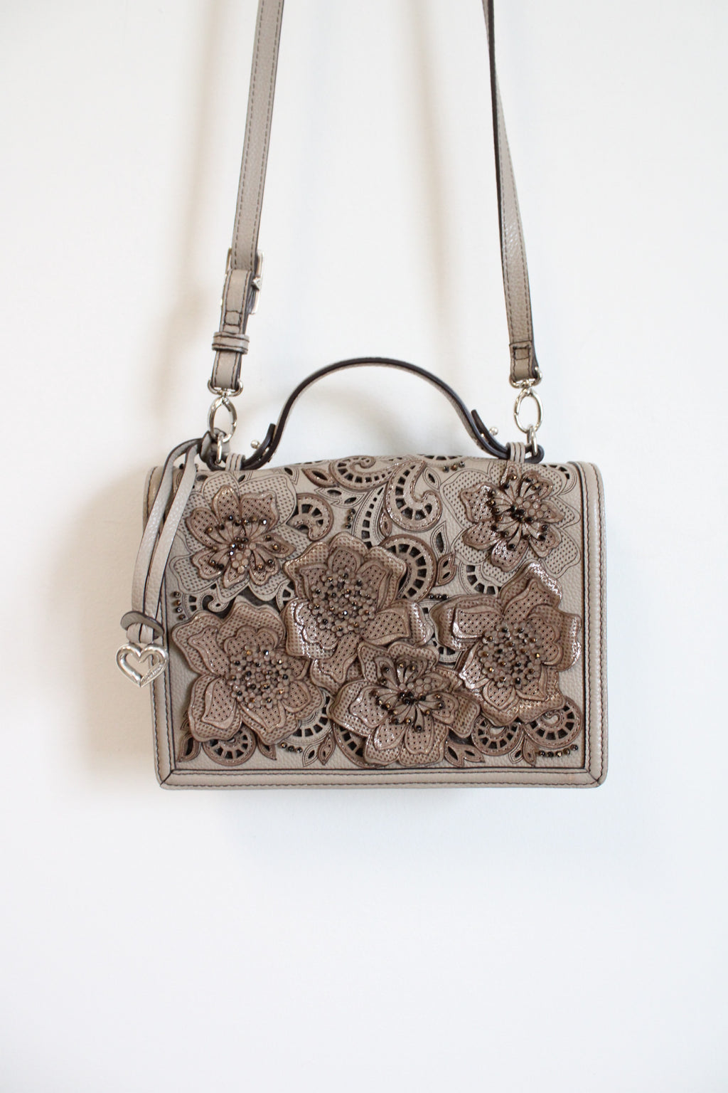 Brighton Chantilly Collection Mauve Francois Organizer Crossbody Bag