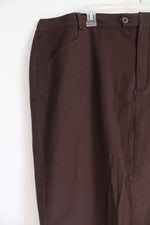 C.J. Banks Brown Khaki Skirt | 24W