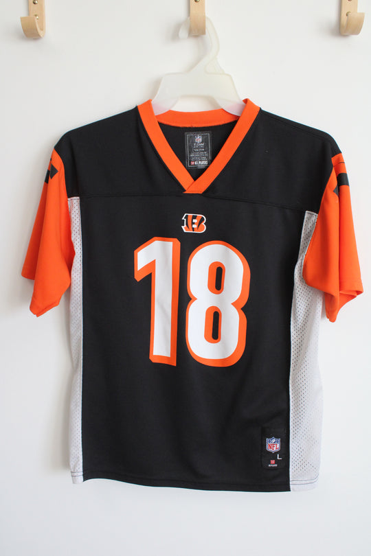 NFL Bengals Green #18 Jersey | Youth L (14/16)