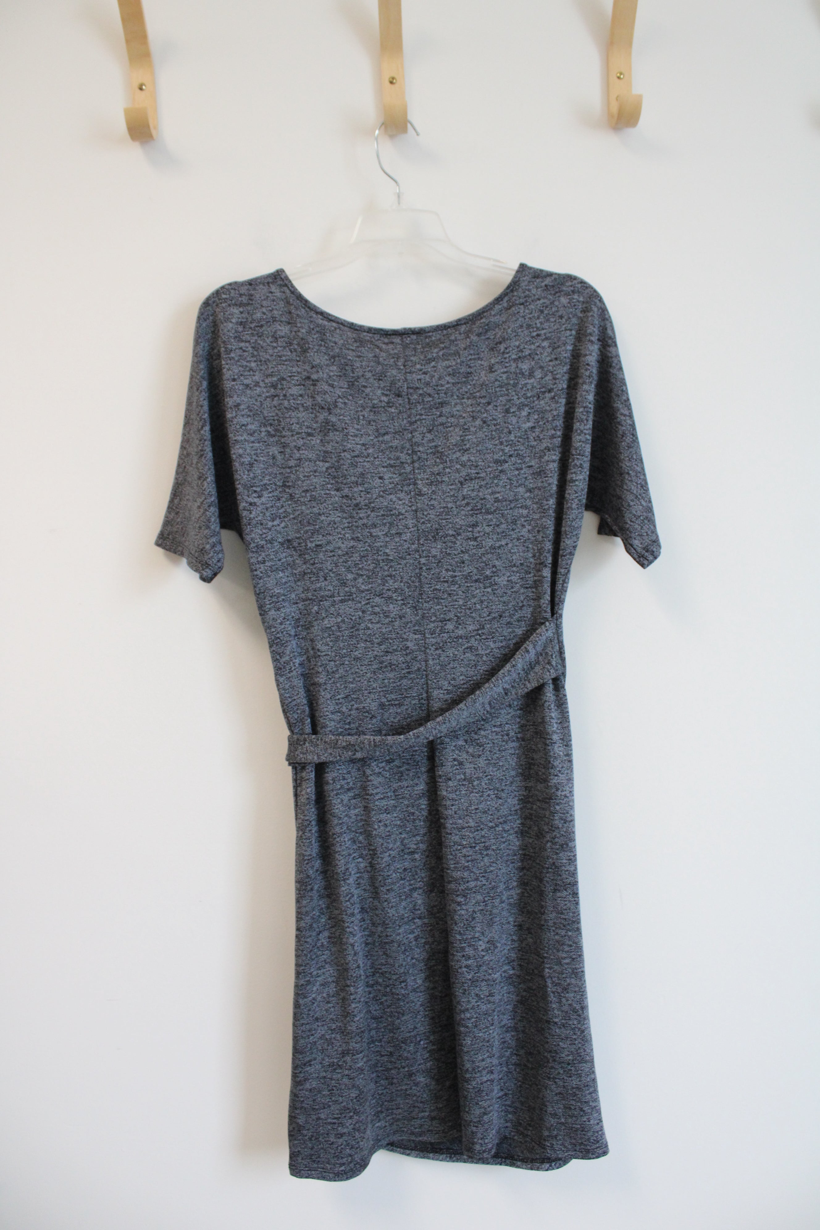 Ann Taylor Gray Heather Tied Dress | S