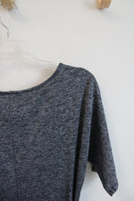 Ann Taylor Gray Heather Tied Dress | S