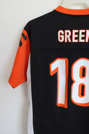 NFL Bengals Green #18 Jersey | Youth L (14/16)