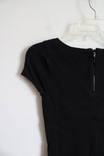 NEW LOFT Black Fit & Flare Top | XXS Petite