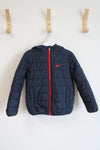Nike Navy & Red Puffer Jacket | 4T