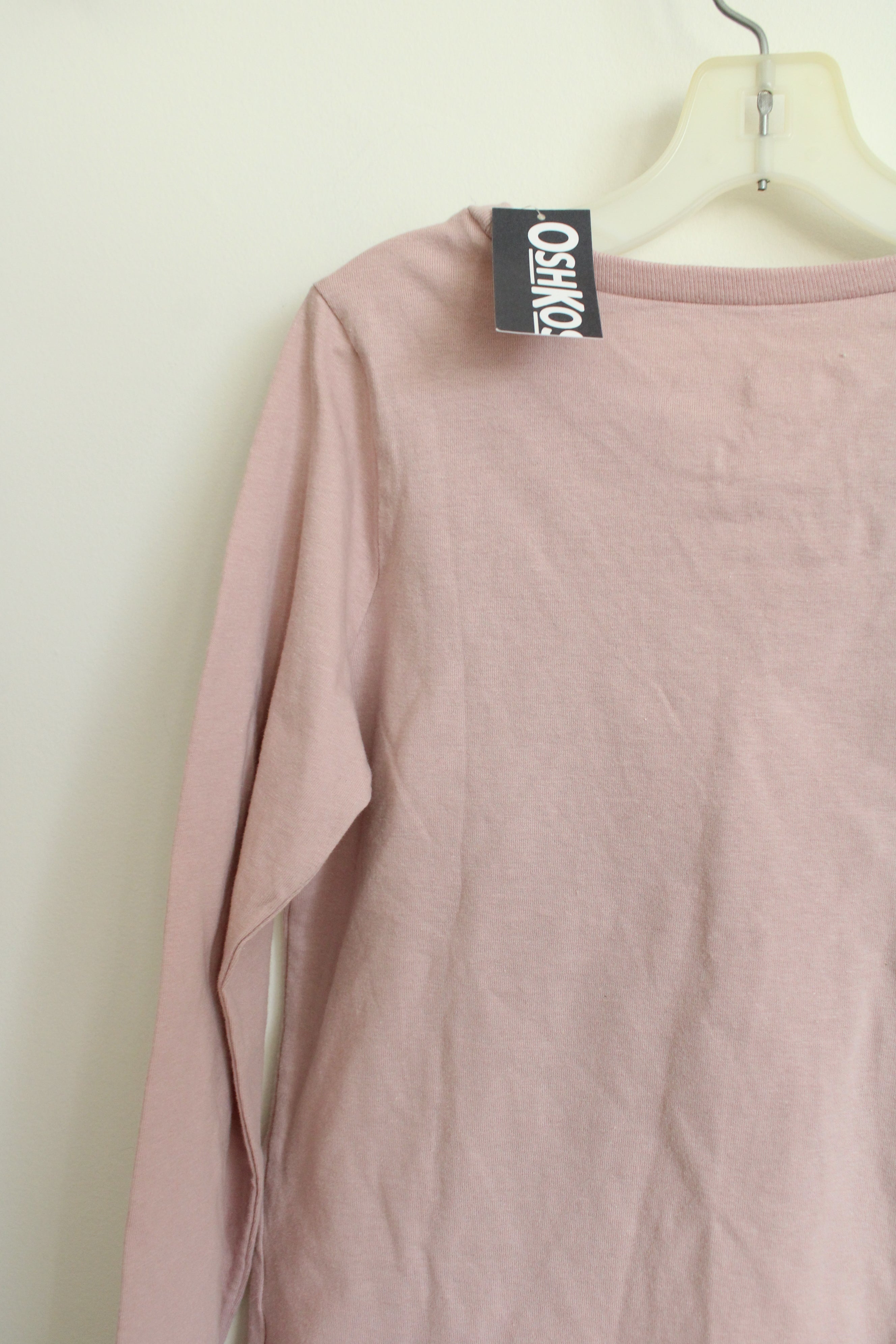 NEW Osh Kosh Pink Floral Long Sleeved Shirt | 8