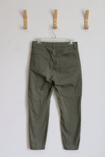 M Jeans High Rise Jegging Olive Green Jeans | 8 Short