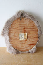 Temple Original Handmade & Hand Painted Alaskan Fur Woman Wall Hanging