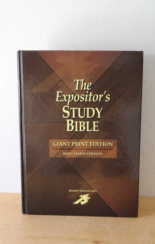 The Expositor's Study Bible Giant Print Edition KJV