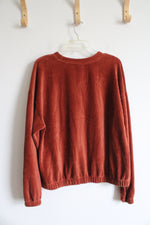 NEW A New Day Burnt Orange Ribbed Long Sleeved Top | XL