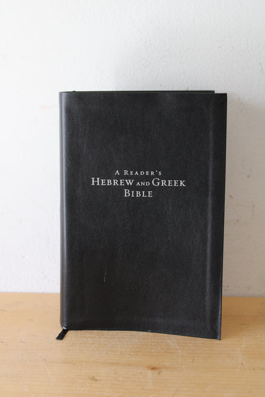 A Reader's Hebrew And Greek Bible