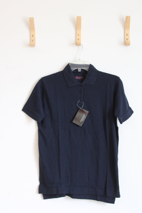 NEW Ultra Club Navy Blue Classic Polo Top | L