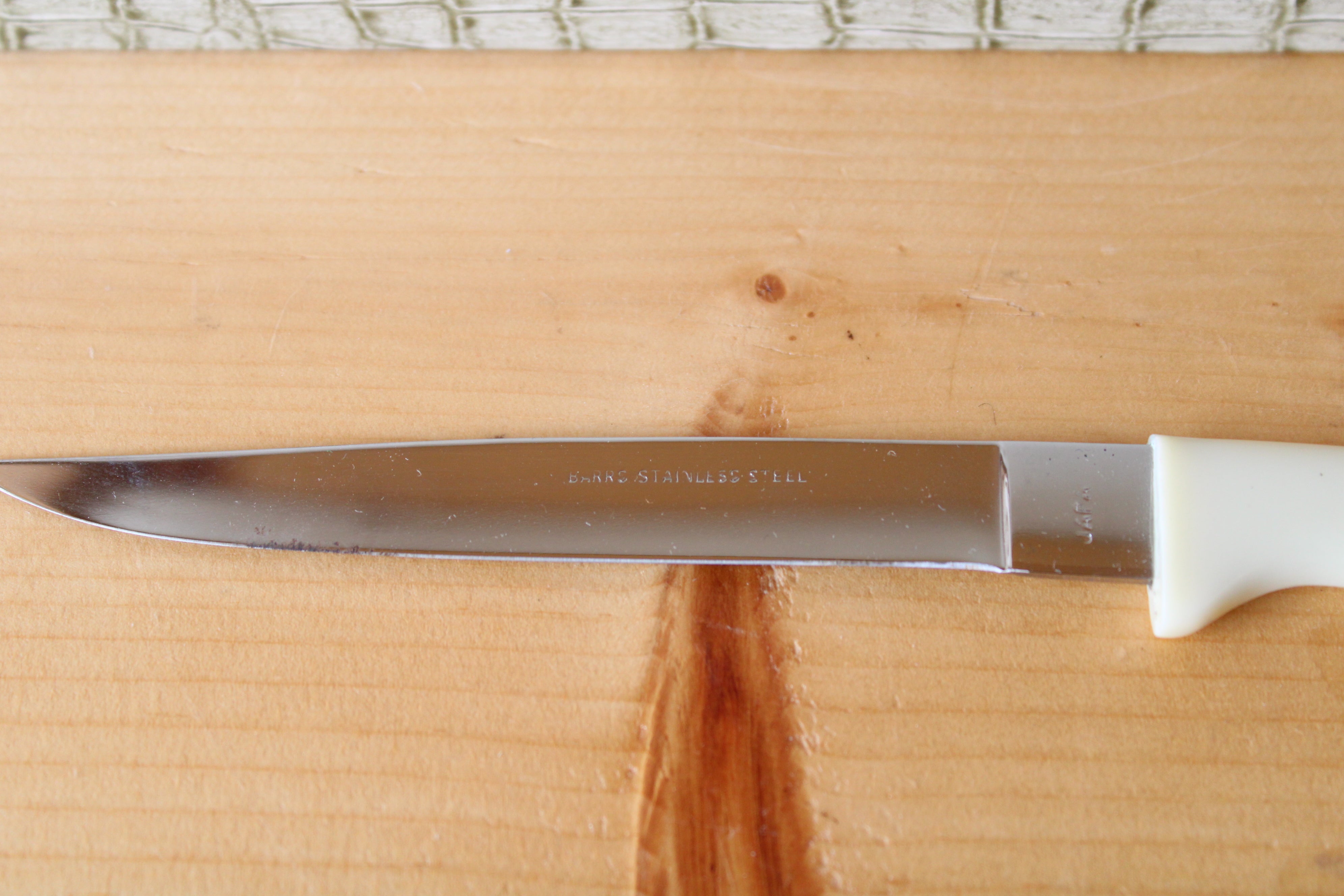 Vintage Barrs Stainless Steel Kitchen Knives | Set Of 6