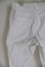 Lee Relaxed Fit White Capri | 10