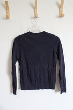 NEW Ann Taylor Navy Button Down Cardigan | XS Petite