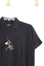 NEW Ultra Club Black Classic Polo | XS