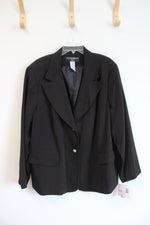 NEW Sag Harbor Classics Black Blazer | 24W