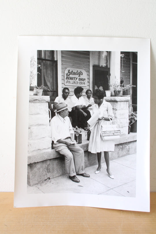 The New York Times Voter Registration In Memphis 1961 Printed Photograph