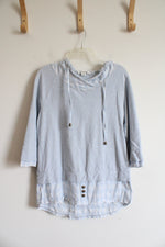 Simply Noelle Light Blue Hooded Top | S/M