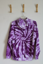 Ragware USA Purple Tie-Dye Dolphin Hoodie | XL