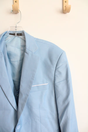 Baby Blue Suit Coat & Vest Set | L (42/44)