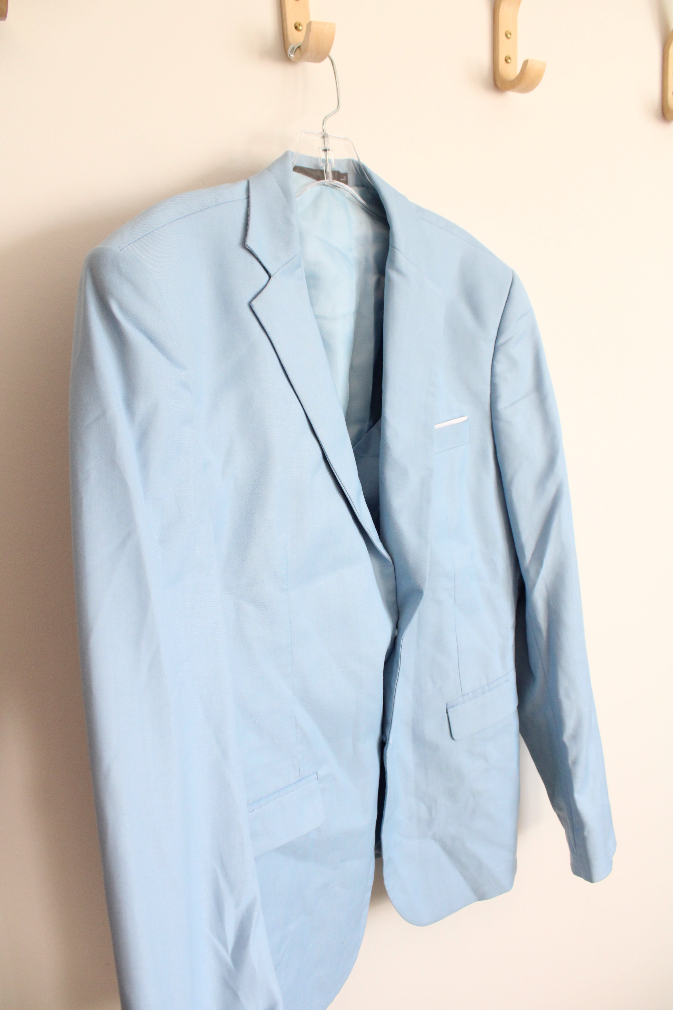 Baby Blue Suit Coat & Vest Set | L (42/44)