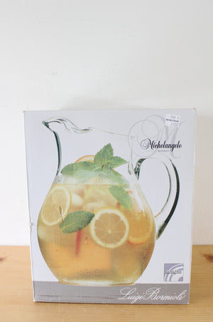 Luigi Bormioli Michaelangelo Masterpiece Clear Glass Pitcher