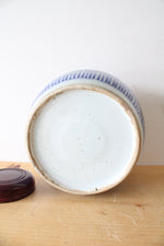 Vintage Chinese Blue & White Porcelain Ginger Jar