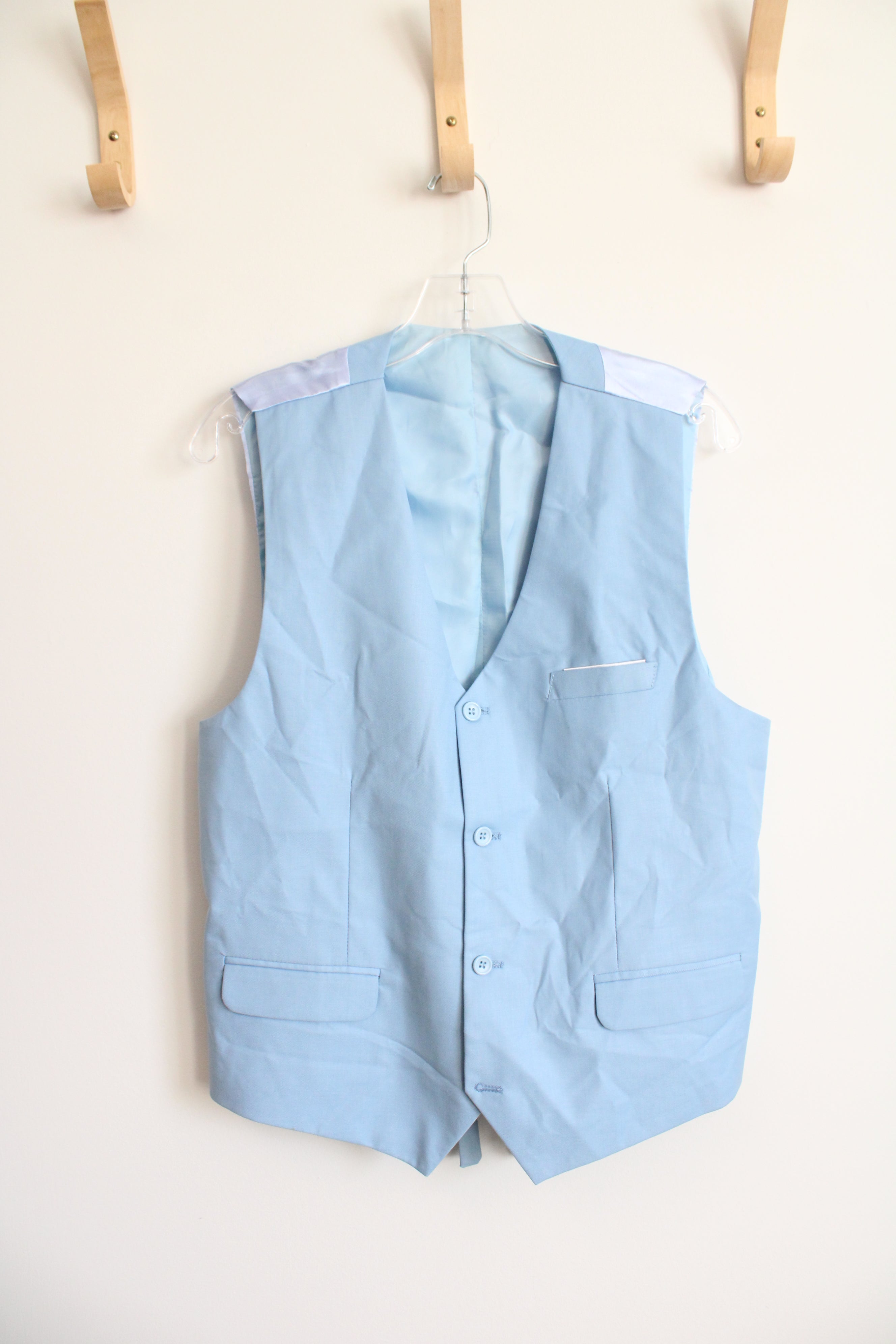 Baby Blue Suit Coat & Vest Set | L (42/44)