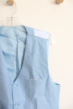 Baby Blue Suit Coat & Vest Set | L (42/44)