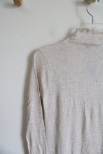 NEW LOFT Speckled Beige Cardigan | XXS Petite